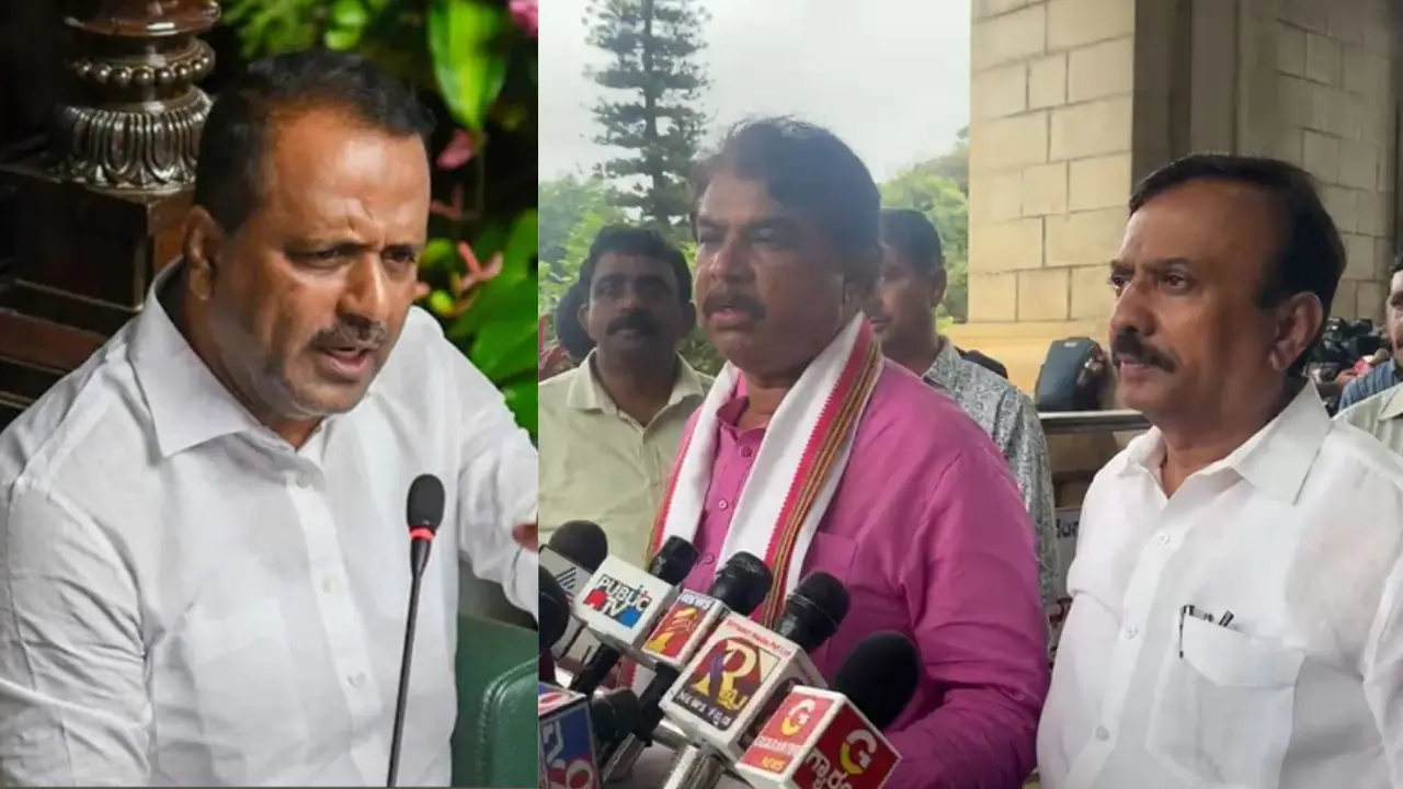 UT Khader 18 BJP MLAs