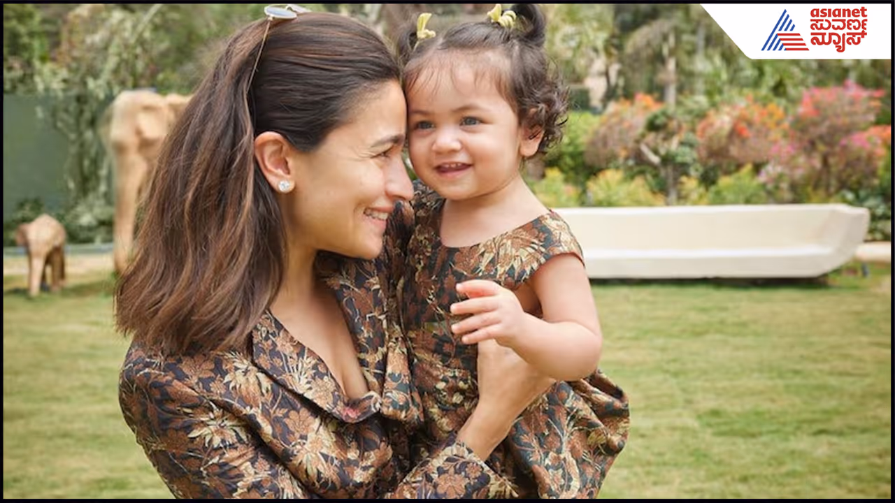 Alia Bhatt with Raha