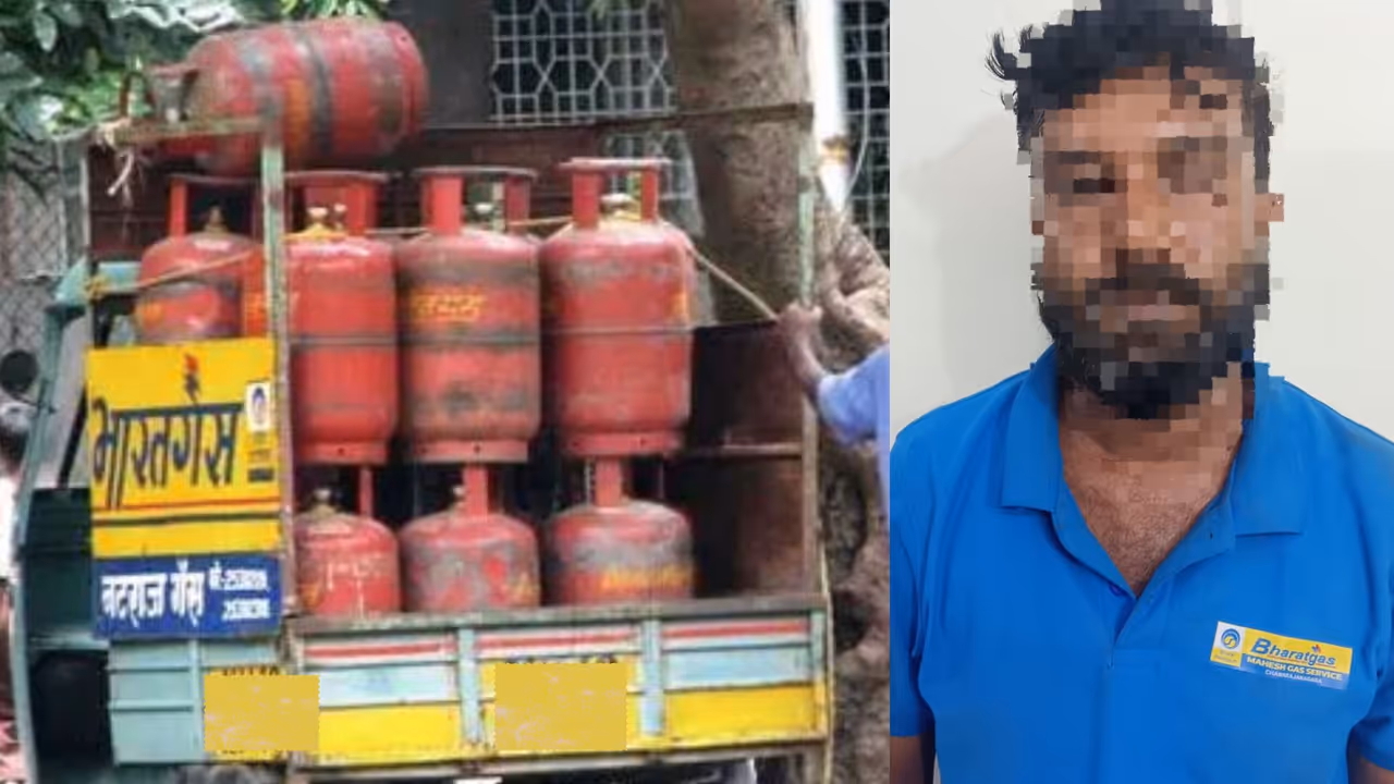 Bharat Gas Delivery Boy