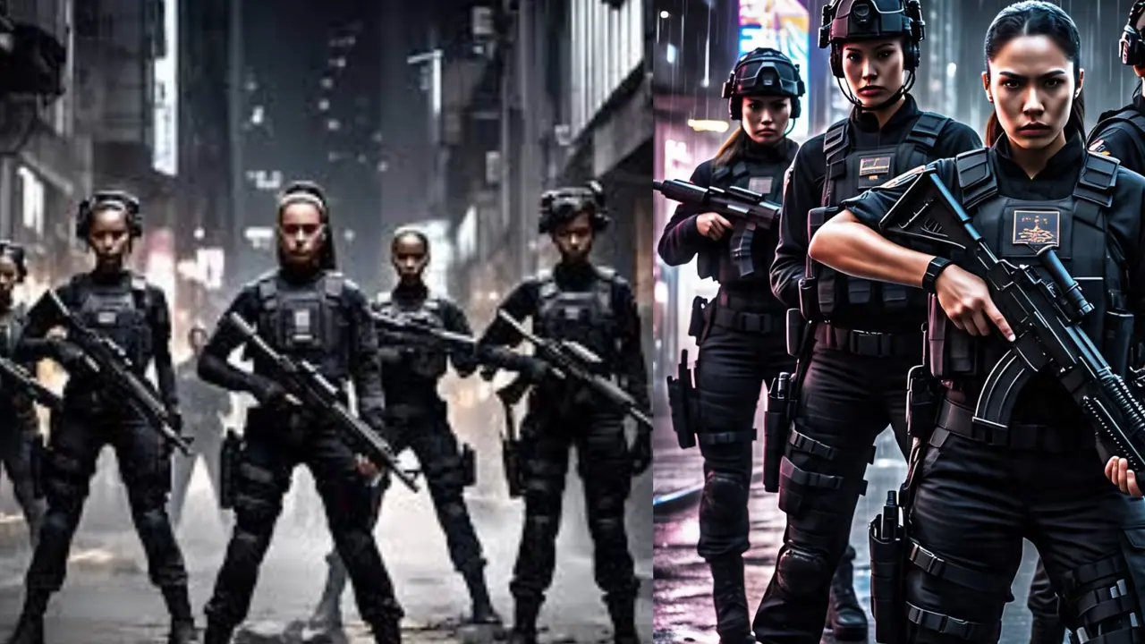 The world's most dangerous female army is the Jaegertroopers.