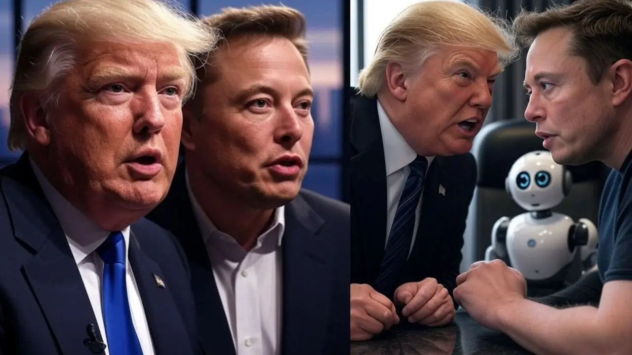 Trump vs elon musk Trump vs elon musk