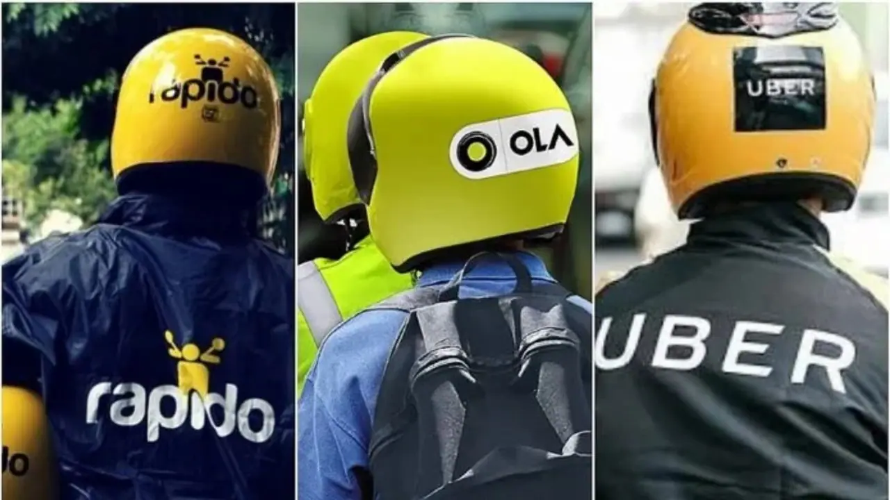 Rapido Ola and Uber Bike Taxi service