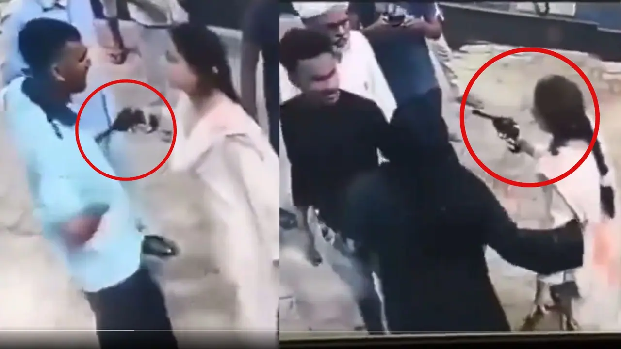 Gun Point on Chest Viral Video