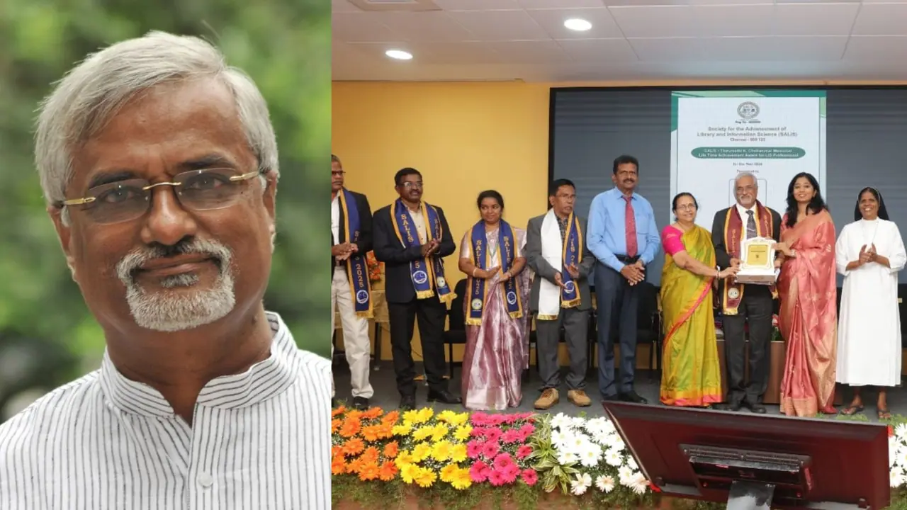  Prof Konnur Honored with Lifetime Achievement Award for Outstanding Contributions to Library and Information Science