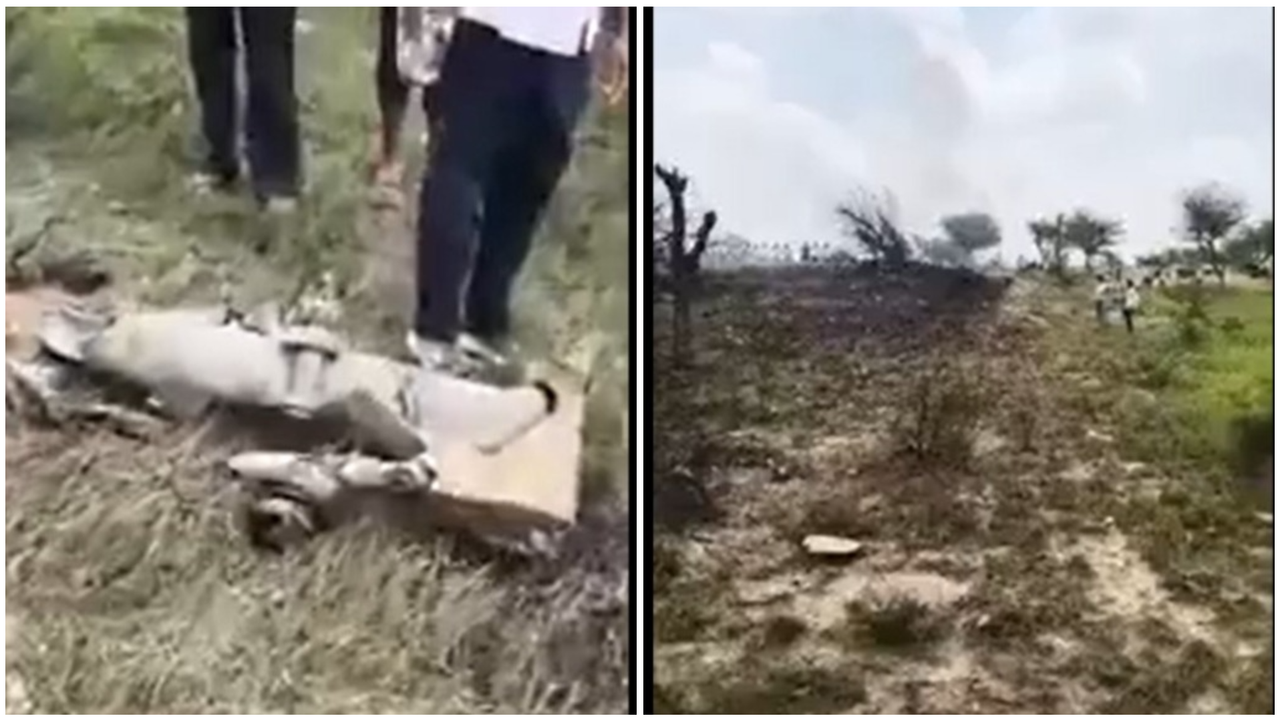 IAF jet crashes in Rajasthan's Churu
