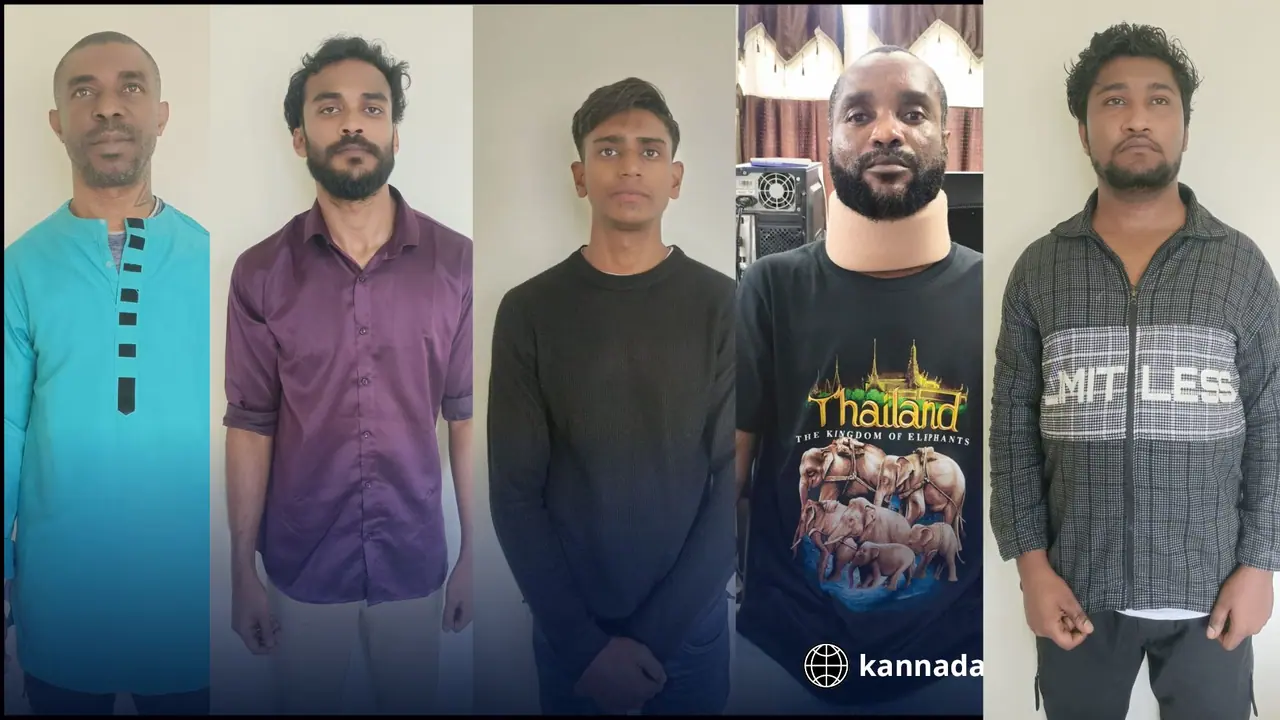 Davanagere CEN police operation against MDMA drug peddlers,