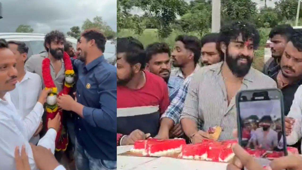 Yuva Rajkumar s Ekka Movie Shines at Bagalkote Shakti Talkies with Grand Fan Welcome Yuva Rajkumar s Ekka Movie Shines at Bagalkote Shakti Talkies with Grand Fan Welcome