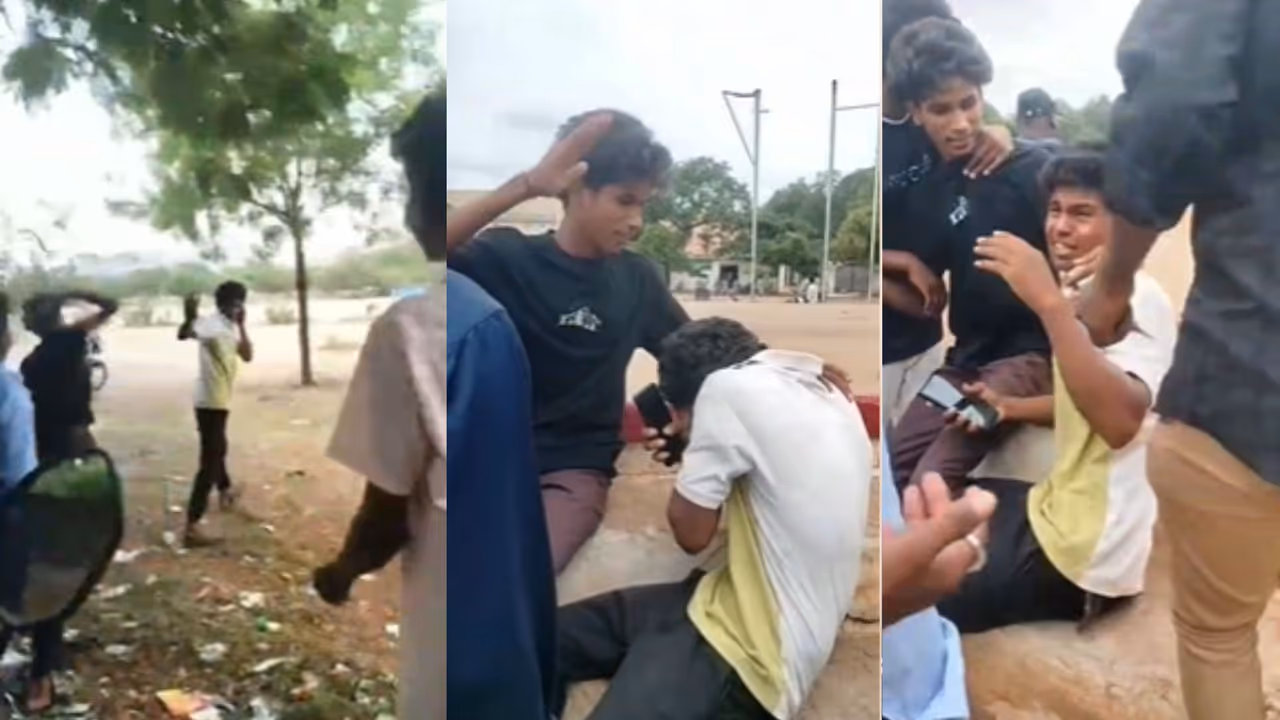Ballari 10 College Students Brutally Attack Youth Ballari 10 College Students Brutally Attack Youth