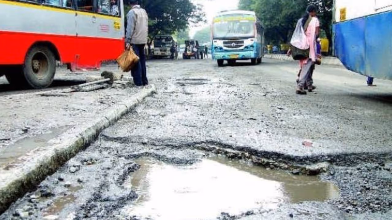 Bengaluru resident’s self funded pothole repair ruined by tanker truck