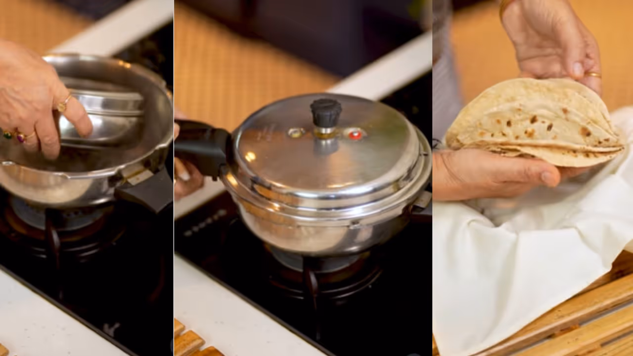 soften leftover rotis