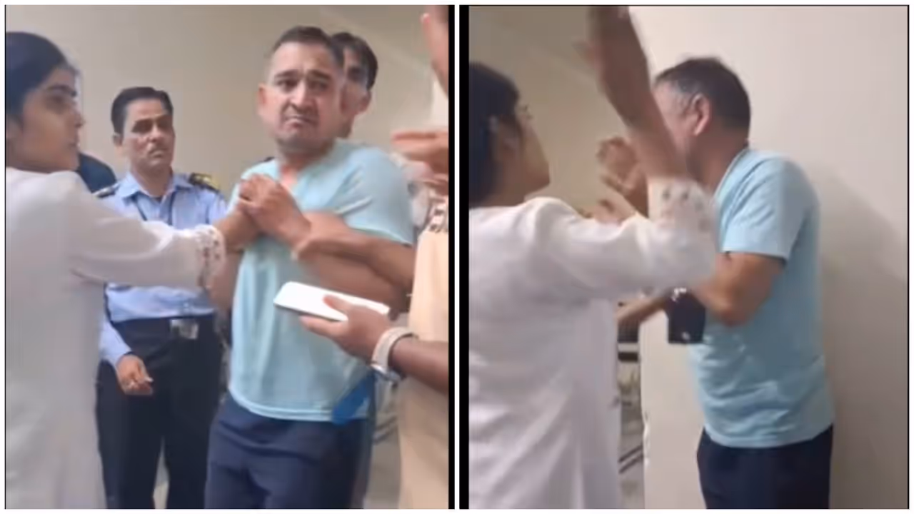 Dehradun Hospital Staff Slap Man Dehradun Hospital Staff Slap Man