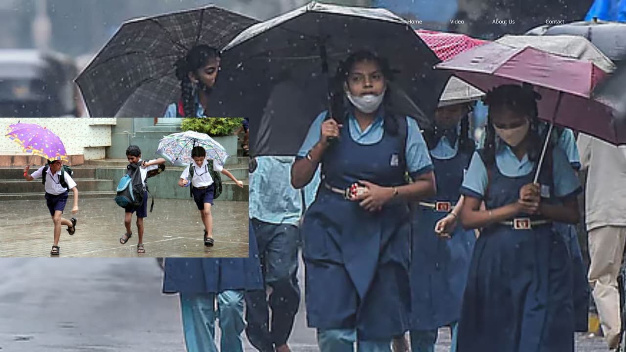 Karnataka Heavy rainfall school holiday declared Karnataka Heavy rainfall school holiday declared