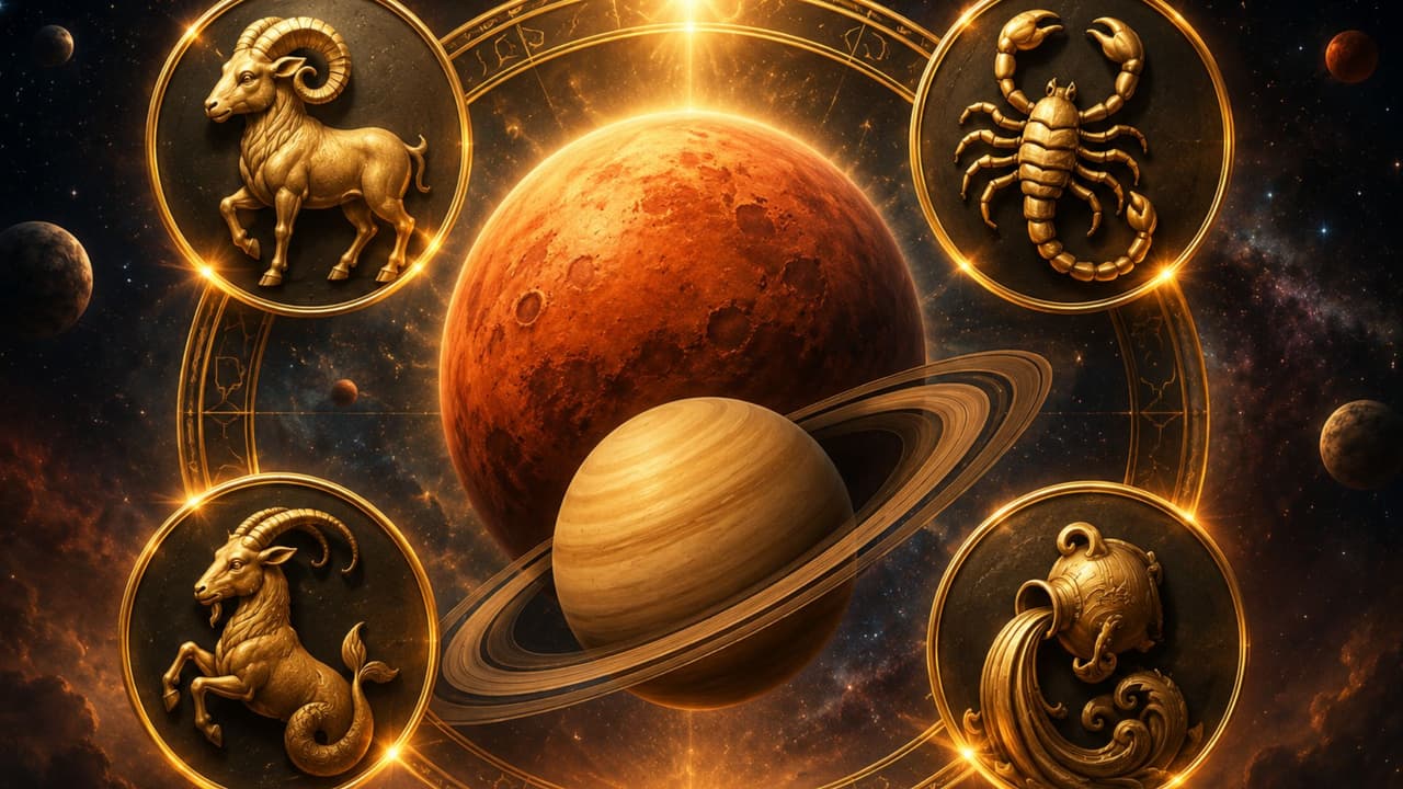 lucky zodiac signs mars Saturn yoga to bring wealth recognition for these 4 zodiac signs lucky zodiac signs mars Saturn yoga to bring wealth recognition for these 4 zodiac signs
