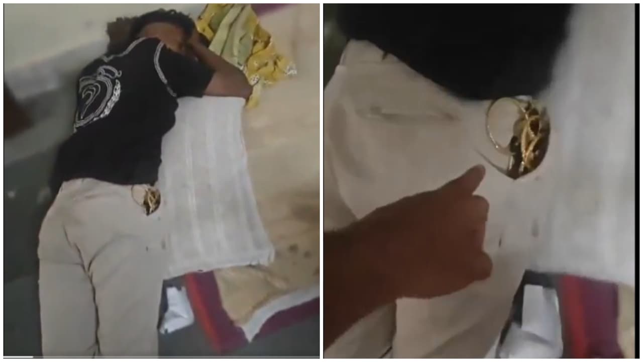 Hyderabad thief sleep in House Hyderabad thief sleep in House