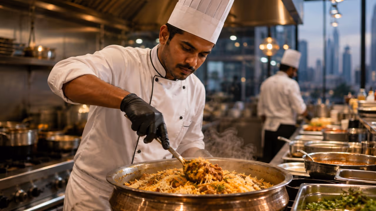 Bengaluru chef in Dubai earns Rs 90000 Bengaluru chef in Dubai earns Rs 90000
