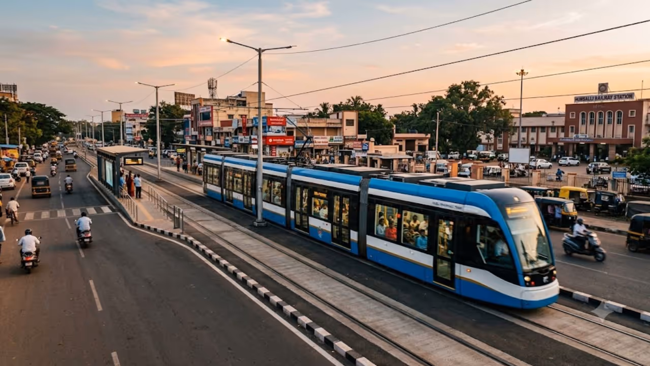 India s first modern tram between Hubballi and Dharwad India s first modern tram between Hubballi and Dharwad