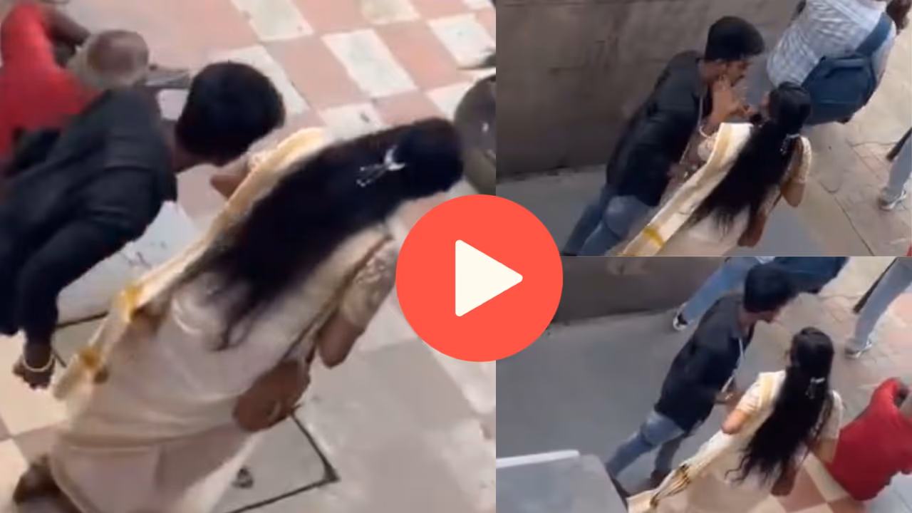 public display affection in Bus Stand