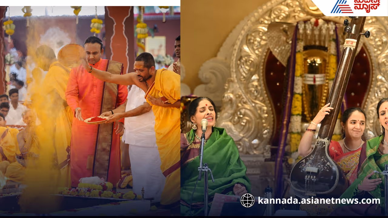 Navratri celebrations in Sathya Sai village