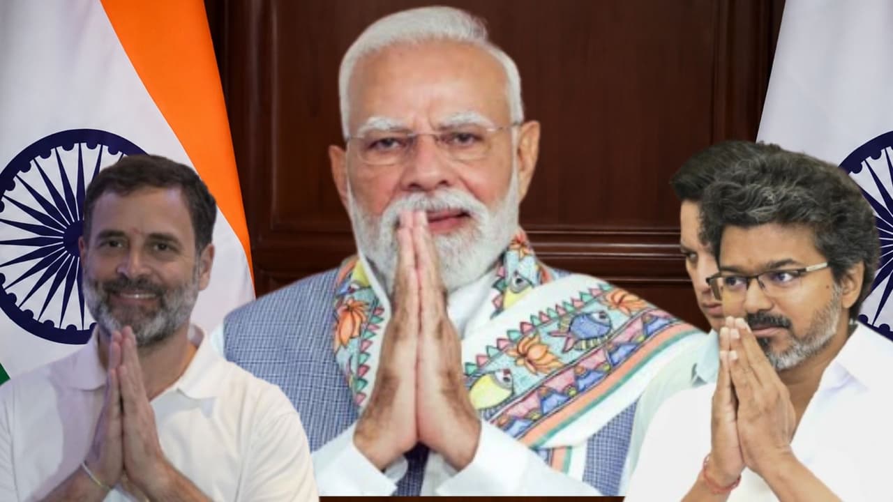Joseph Vijay Emerges as 3rd PM Choice in MOTN Survey After Modi and Rahul Gandhi Joseph Vijay Emerges as 3rd PM Choice in MOTN Survey After Modi and Rahul Gandhi