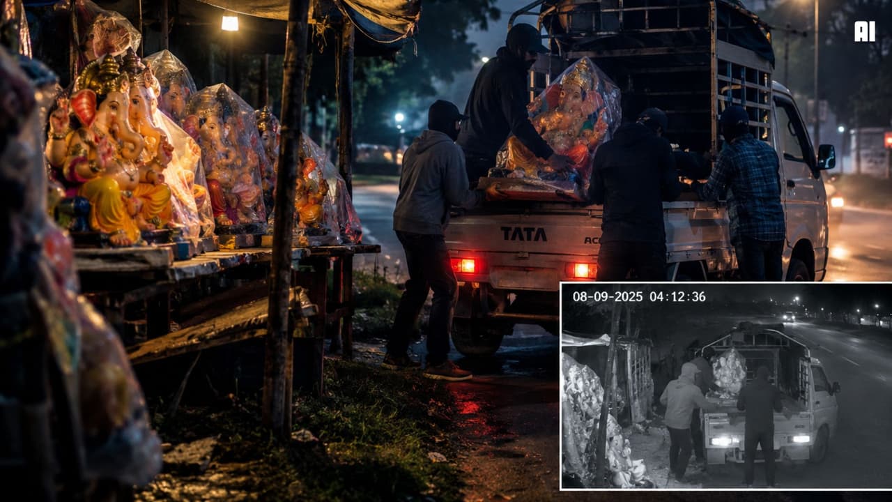 Ganesh Idol theft Ganesh Idol theft