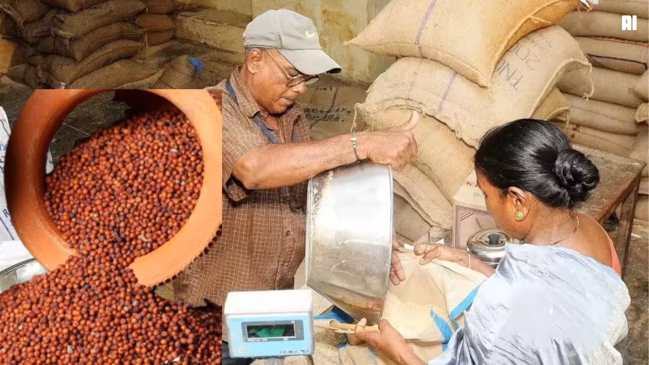 Vijayanagar ration shop ragi Vijayanagar ration shop ragi