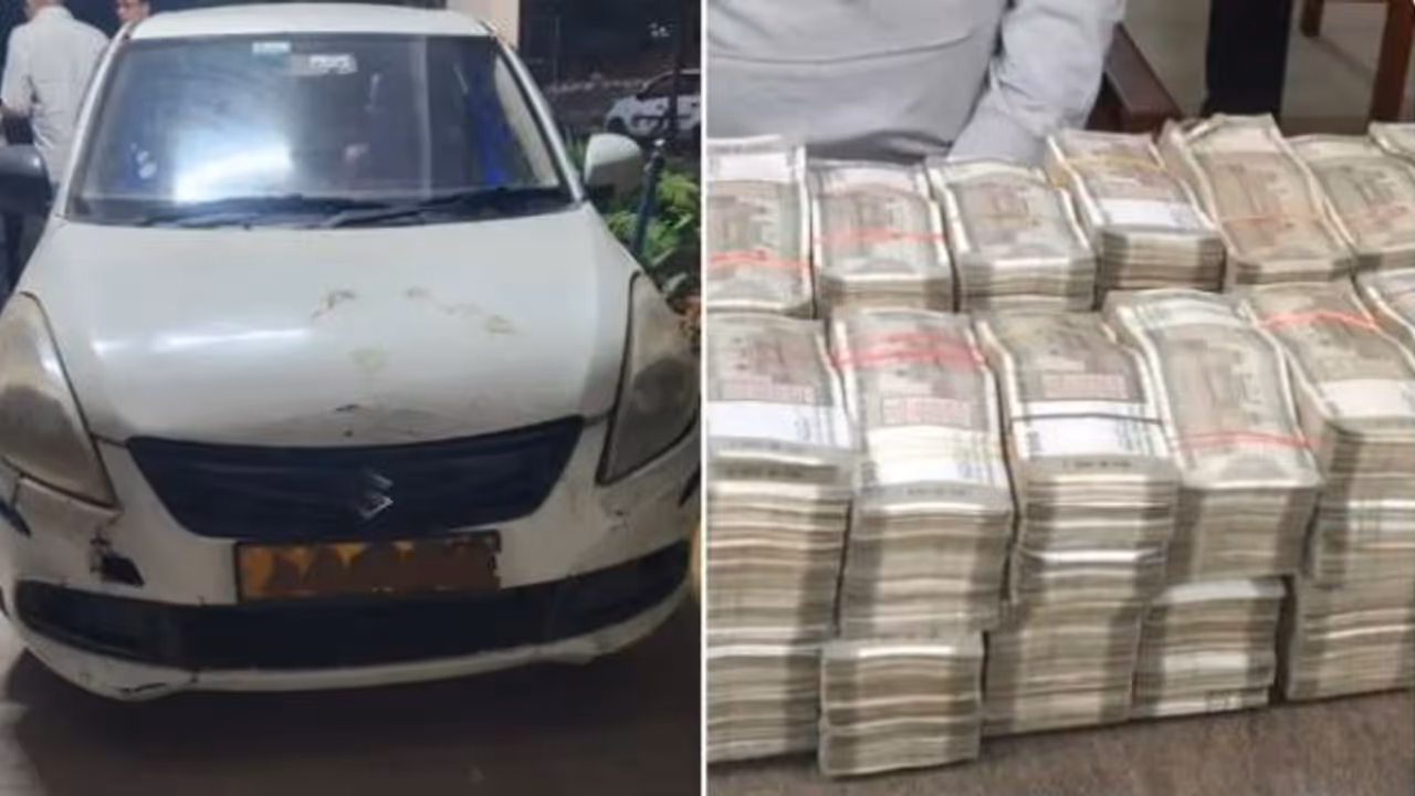 1 crore found in car 1 crore found in car