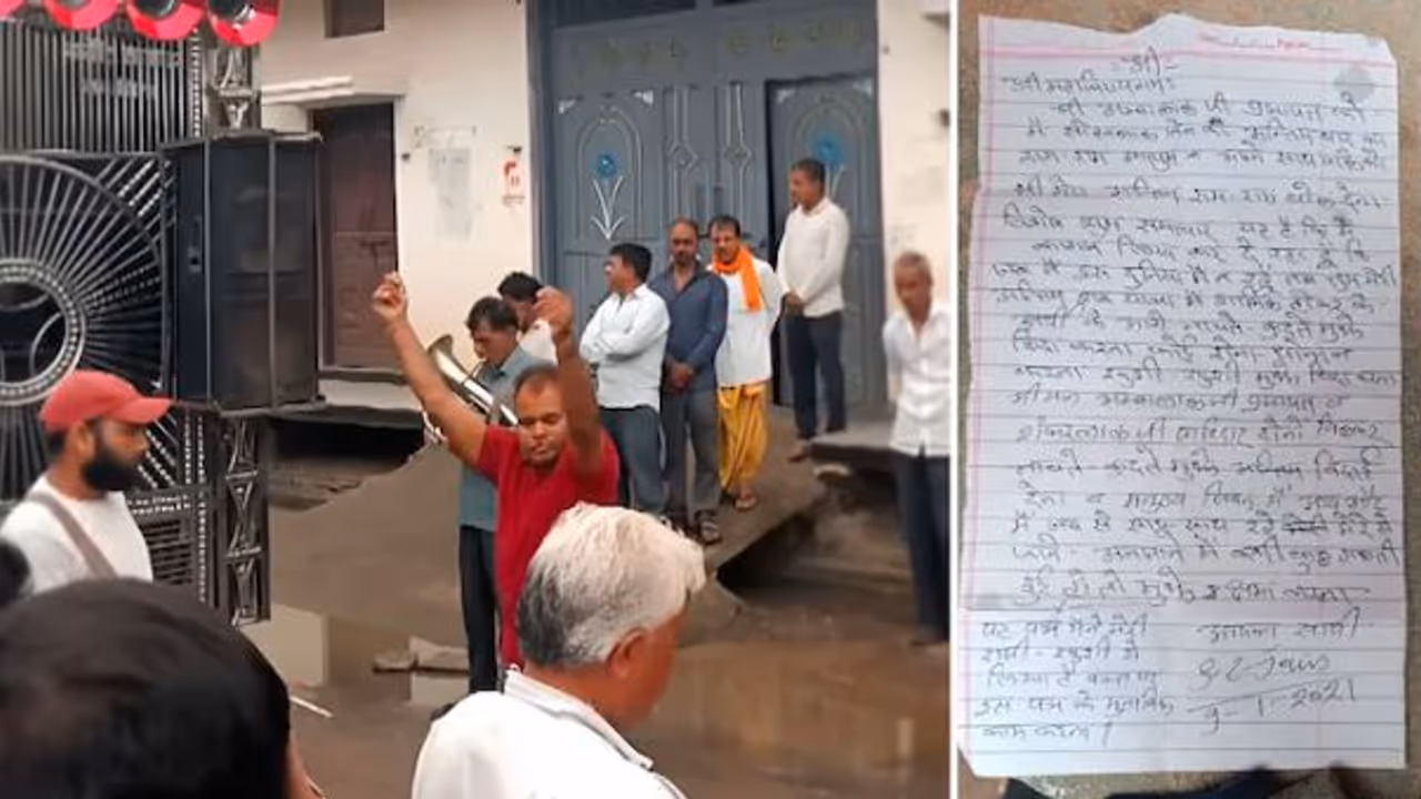 Man dances at friend's funeral