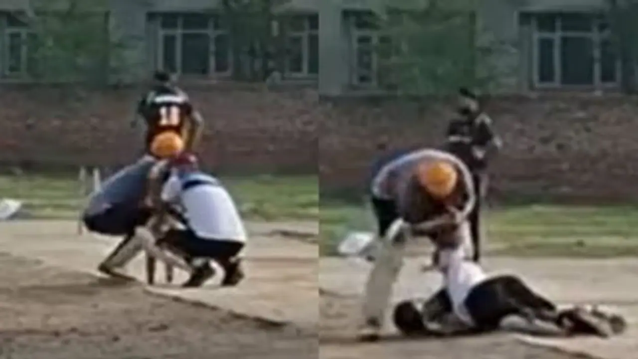 Young Cricketer Collapses on Field