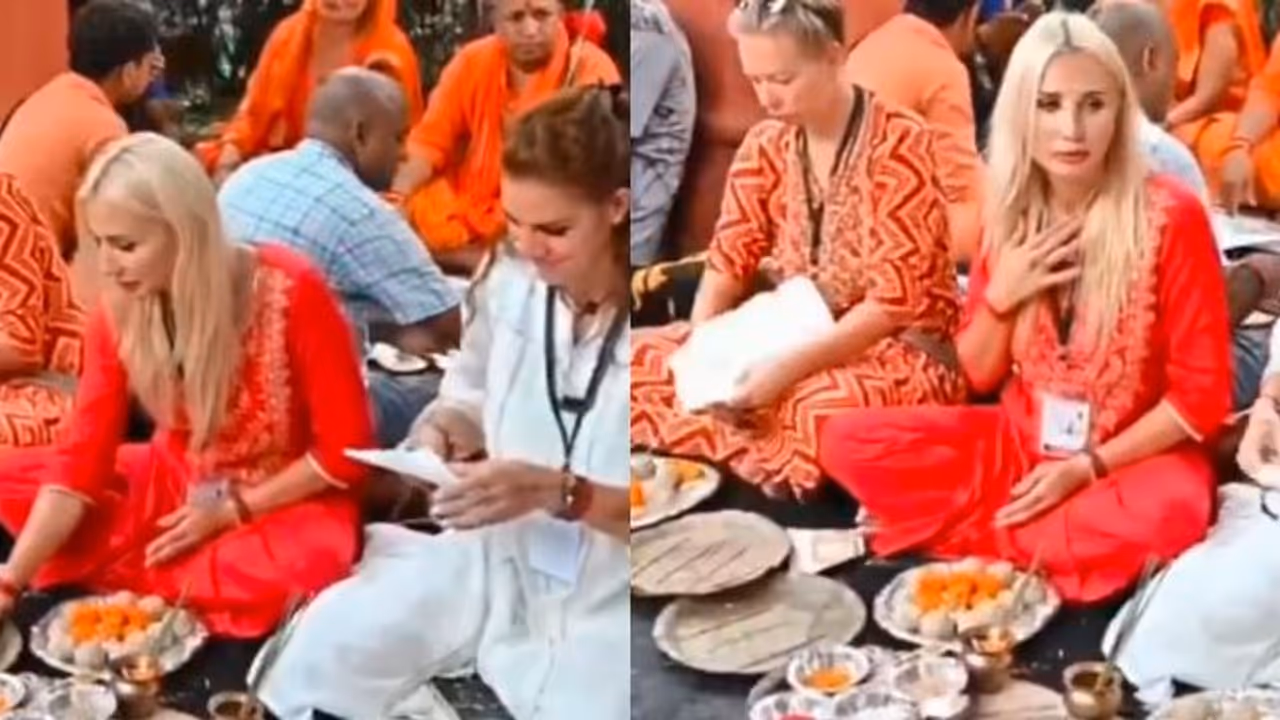 Foreigners Perform Pind Daan