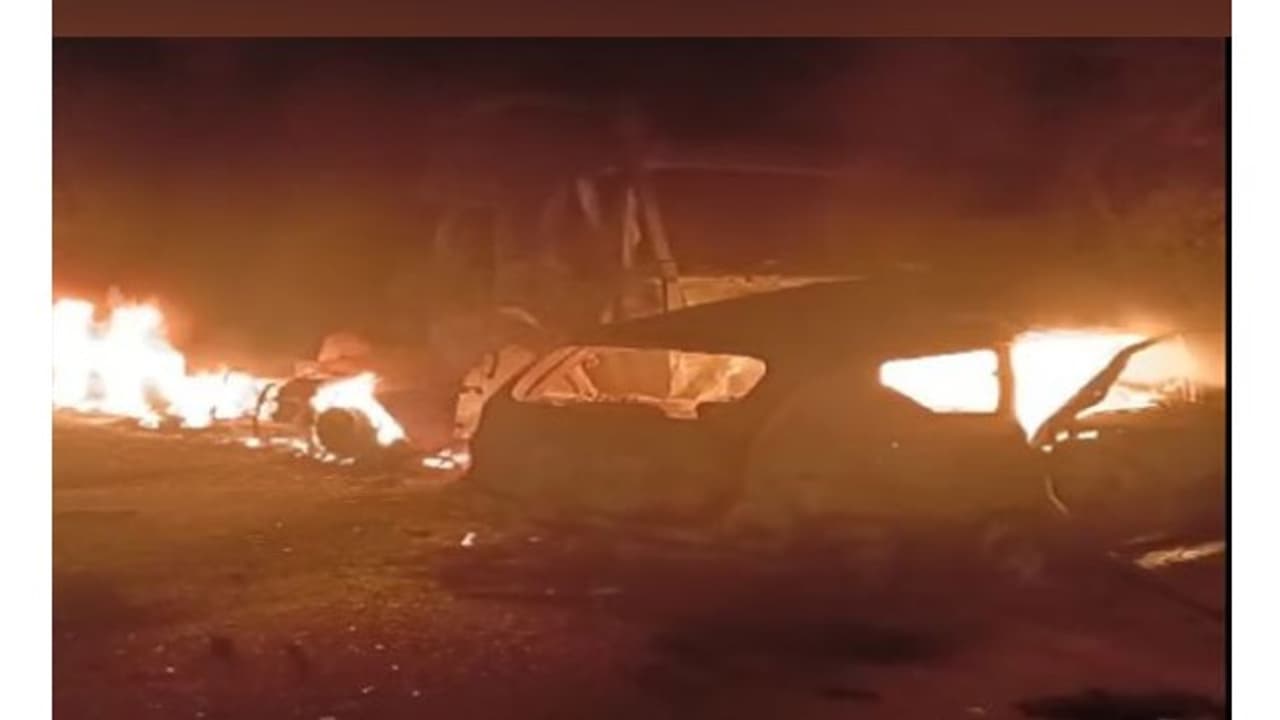 car fire 