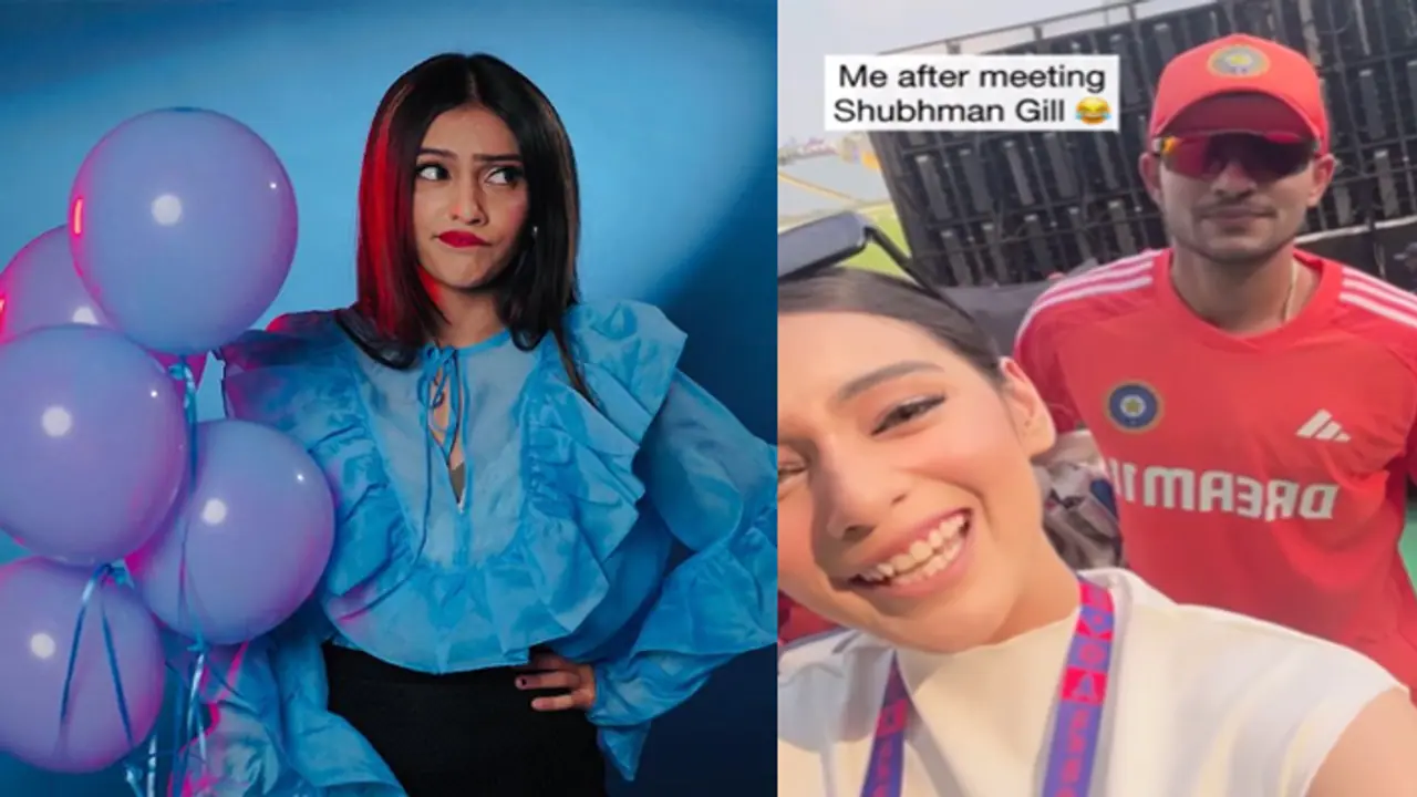 shubman gill fan girl RJ mahvash viral video