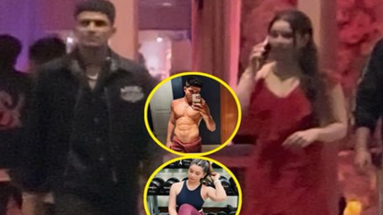 shubman gill spotted with Sara Tendulkar in a party shubman gill spotted with Sara Tendulkar in a party