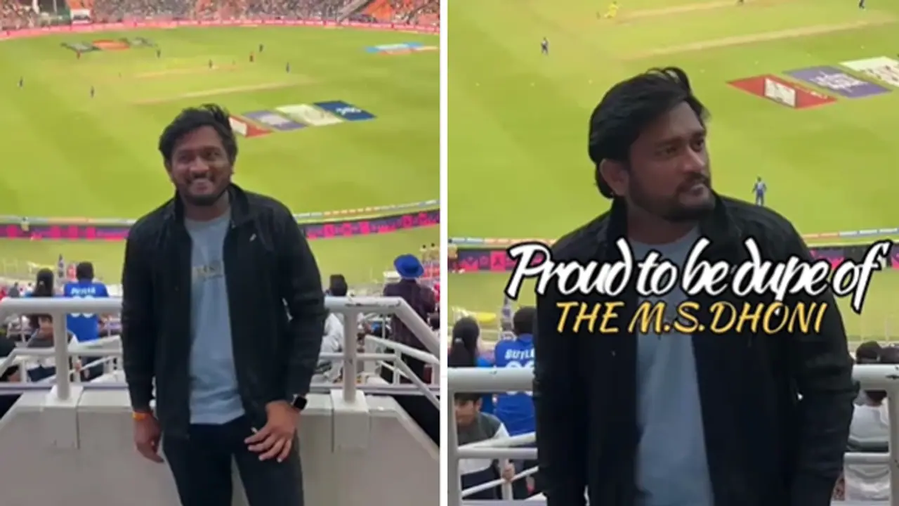 MS Dhoni look alike video MS Dhoni look alike video