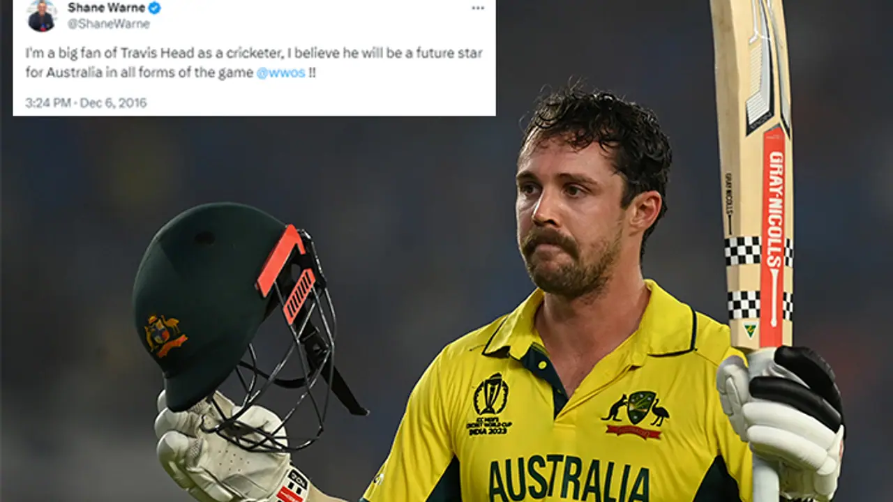 Shane Warne post for Travis head goes viral Shane Warne post for Travis head goes viral