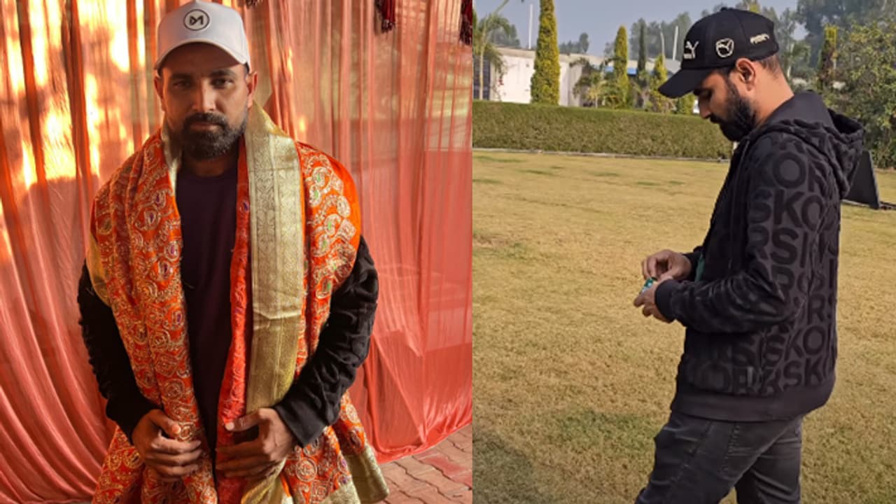 Mohammed Shami enjoys gardening in his farmhouse Mohammed Shami enjoys gardening in his farmhouse