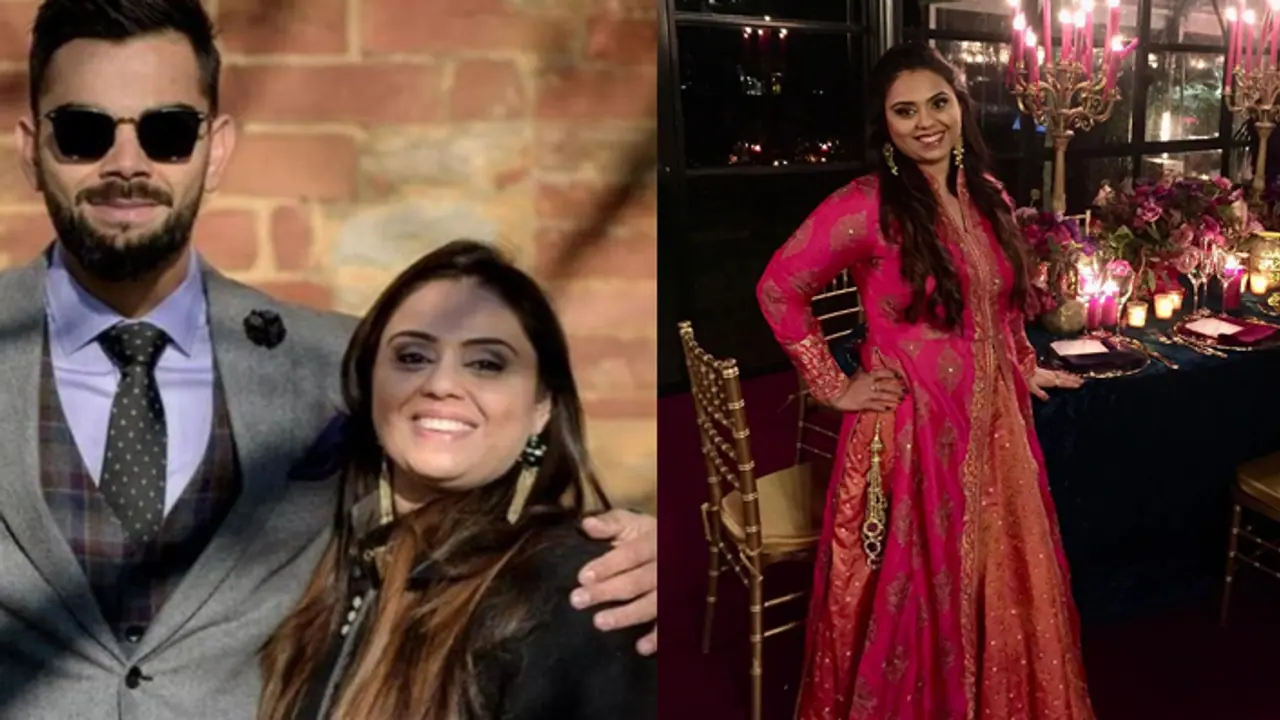 Virat Kohli and Bhavna Kohli Virat Kohli and Bhavna Kohli