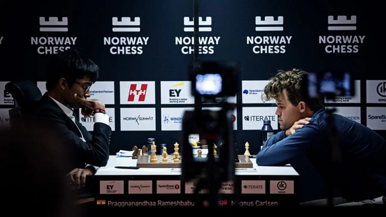 Rameshbabu Praggnanandhaa beats world number one player magnus Carlson