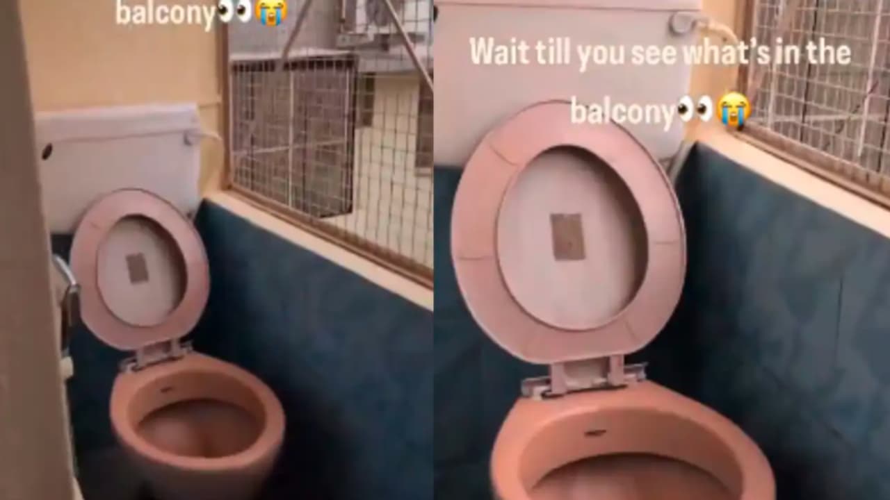 Bengaluru Apartment Features A Toilet In The Balcony, Internet Is Baffled | WATCH Viral Video Bengaluru Apartment Features A Toilet In The Balcony, Internet Is Baffled | WATCH Viral Video