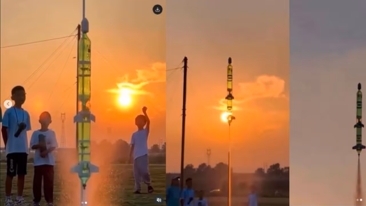  Students Build Functional Two Stage Rocket