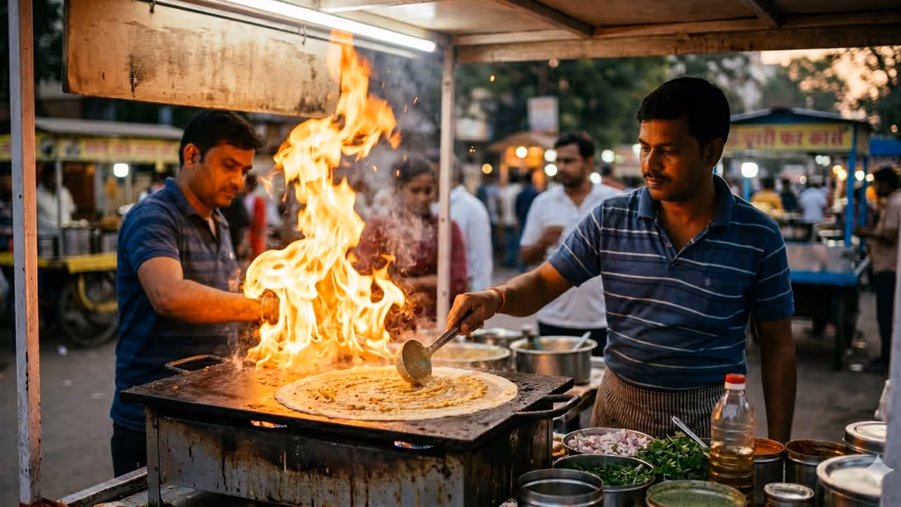 Indore viral fire dosa for dosa fanatics Indore viral fire dosa for dosa fanatics