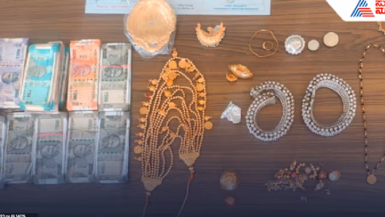 Gold found in car at police station