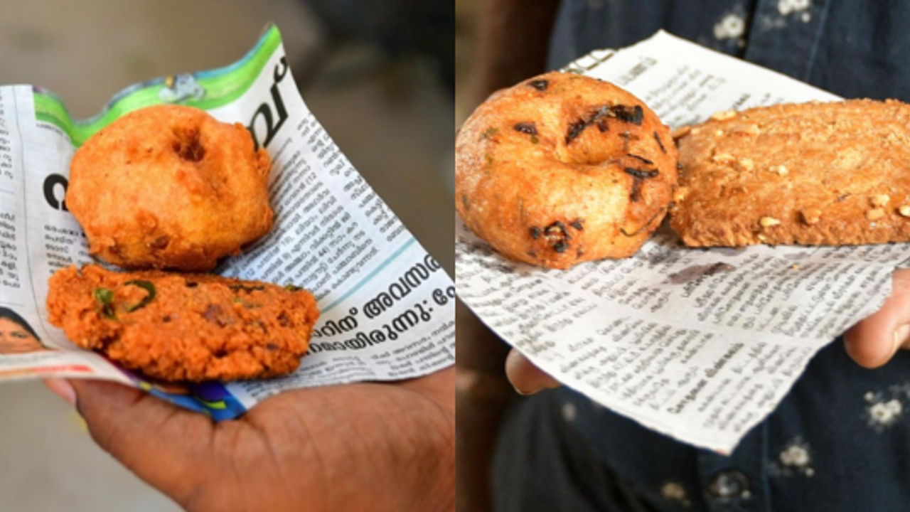 bajji bonda in news paper