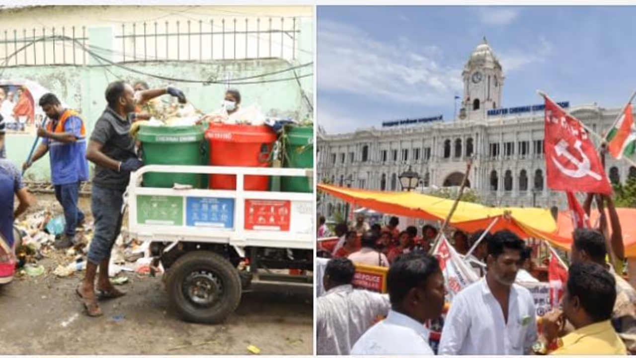 chennai corporation protest