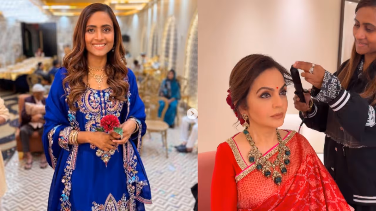 नीता अंबानी यांची हेअरस्टायलिस्ट रितिका कदम सध्या चर्चेत आहे नीता अंबानी यांची हेअरस्टायलिस्ट रितिका कदम सध्या चर्चेत आहे