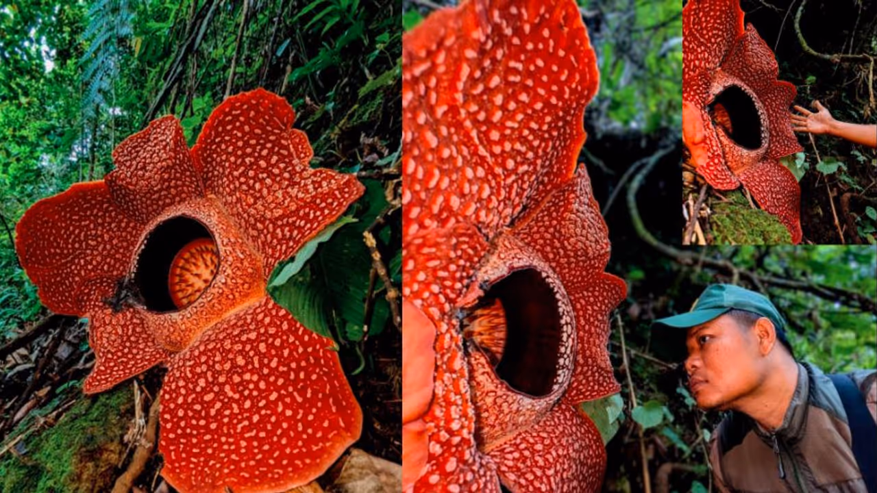 Rafflesia hasseltii world largest flower Rafflesia hasseltii world largest flower