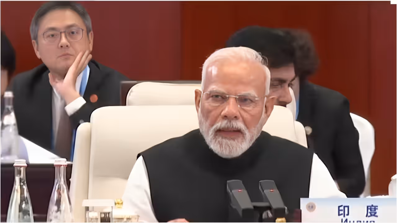 PM Narendra Modi addresses SCO Summit in Tianjin