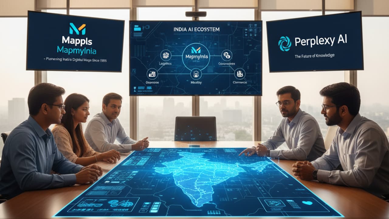 MapmyIndia Eyes Perplexity AI Tie up, Boosts India AI