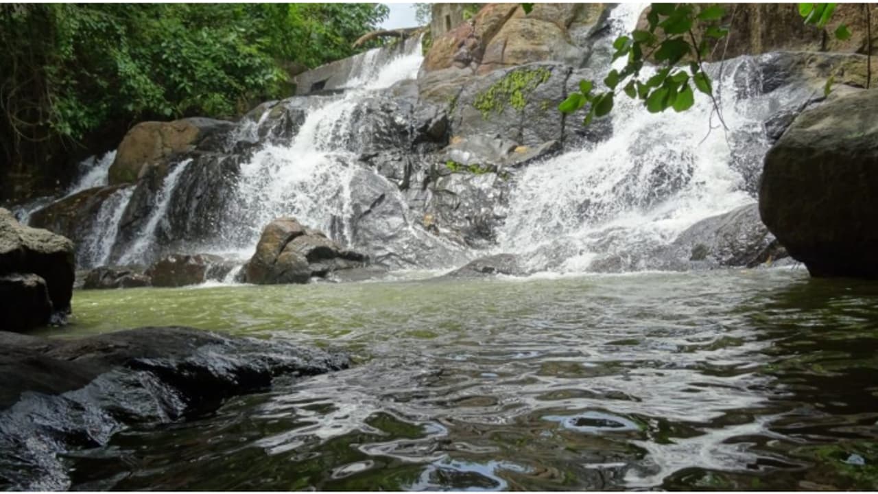 Aruvikkuzhi waterfalls Aruvikkuzhi waterfalls