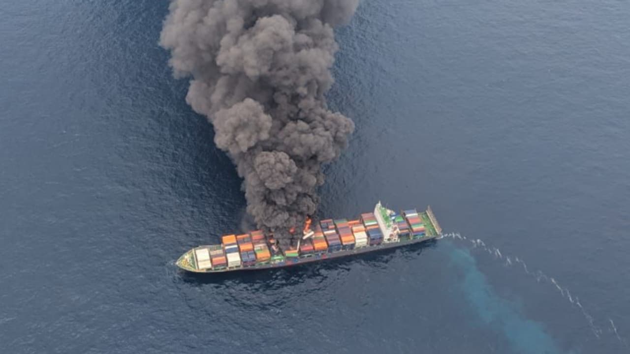 MV Wan Hai 503 fire MV Wan Hai 503 fire