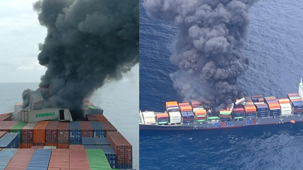 MV Wan Hai 503 fire